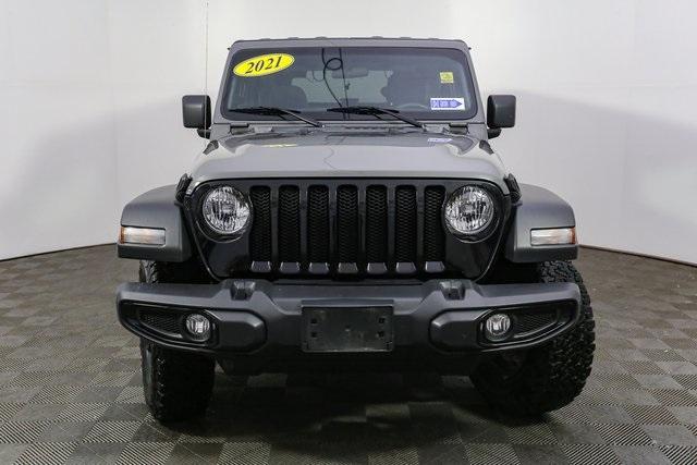 used 2021 Jeep Wrangler car, priced at $27,884