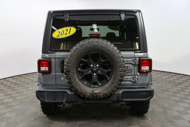 used 2021 Jeep Wrangler car, priced at $27,884