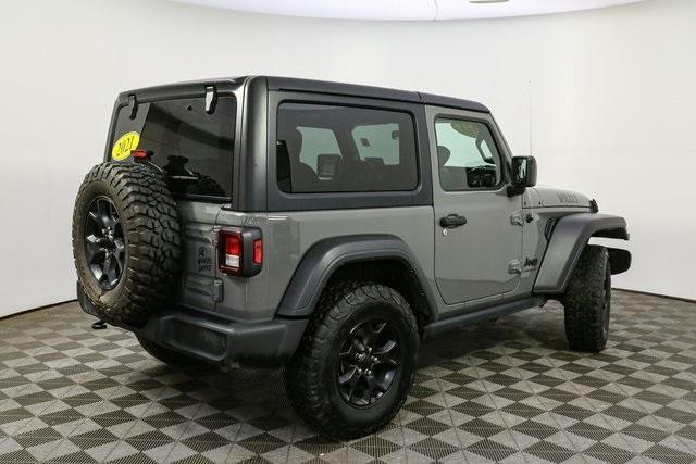 used 2021 Jeep Wrangler car, priced at $27,884