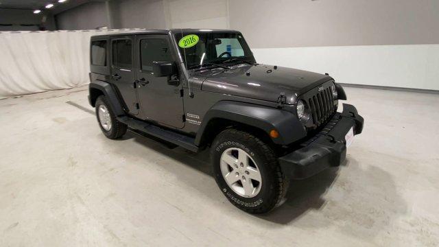 used 2016 Jeep Wrangler Unlimited car, priced at $15,900