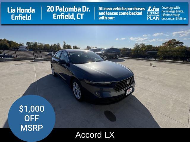 new 2025 Honda Accord car, priced at $29,445
