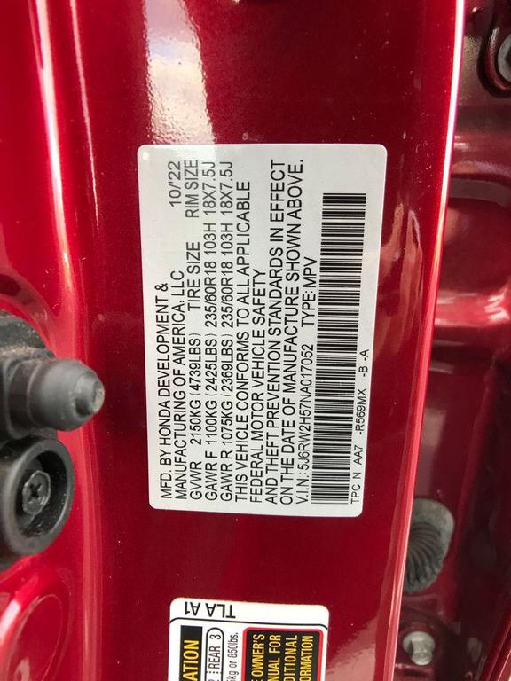 used 2022 Honda CR-V car, priced at $27,977