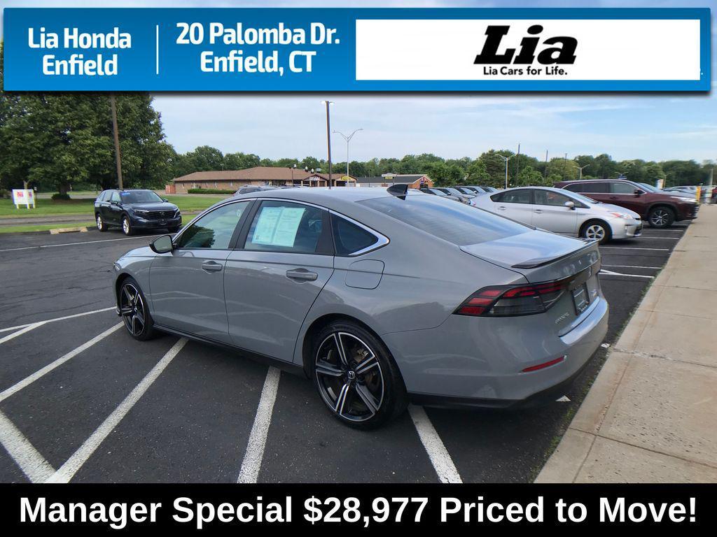 used 2024 Honda Accord Hybrid car, priced at $28,977