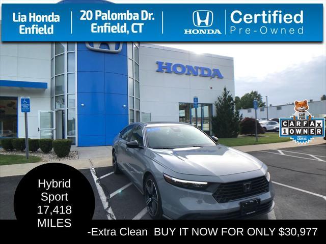 used 2024 Honda Accord Hybrid car, priced at $30,977