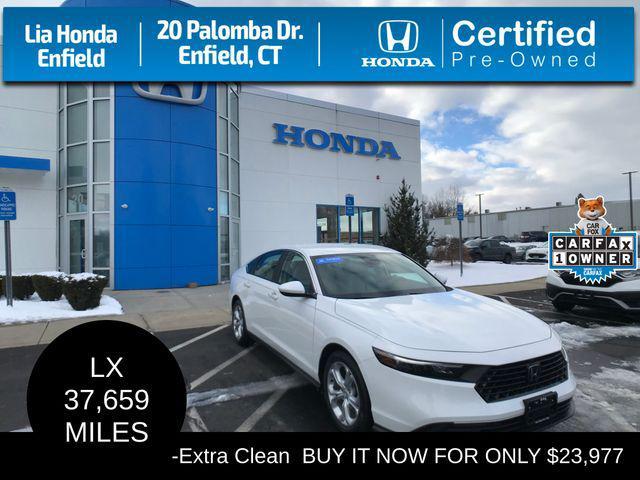 used 2024 Honda Accord car, priced at $23,977