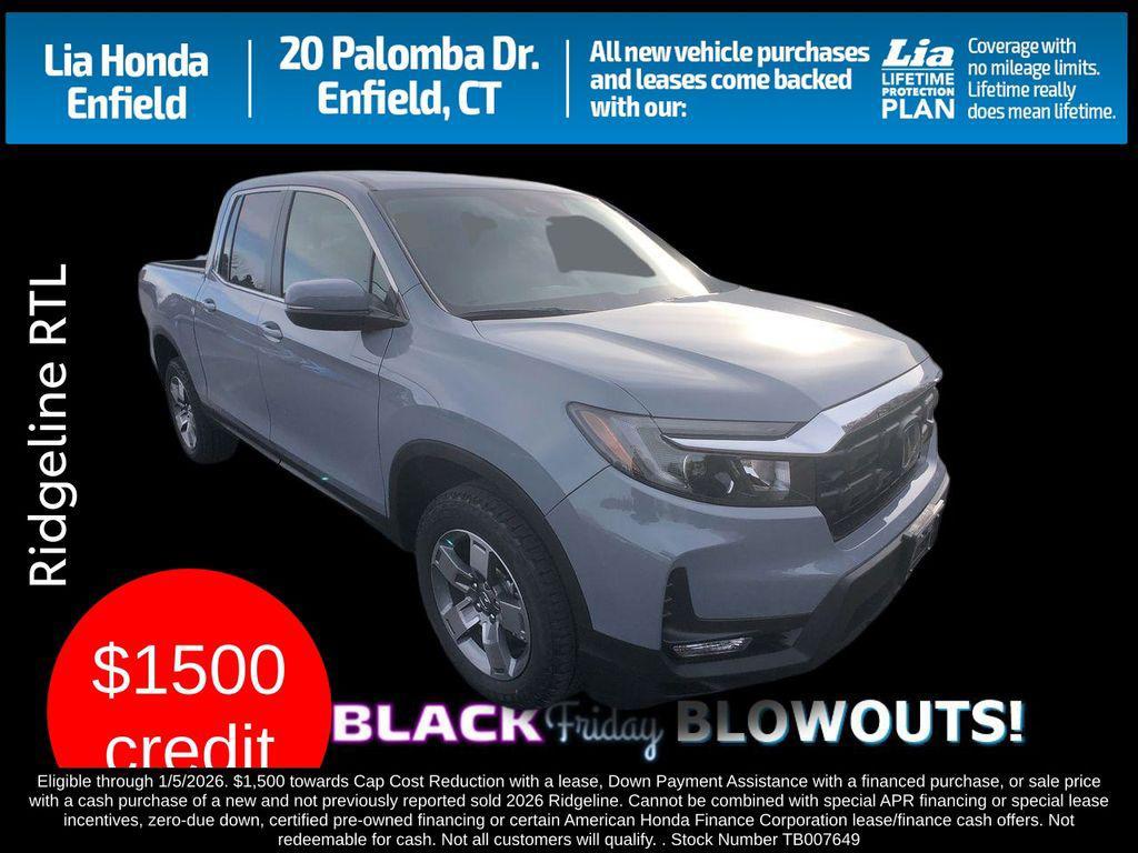 new 2026 Honda Ridgeline car, priced at $45,595
