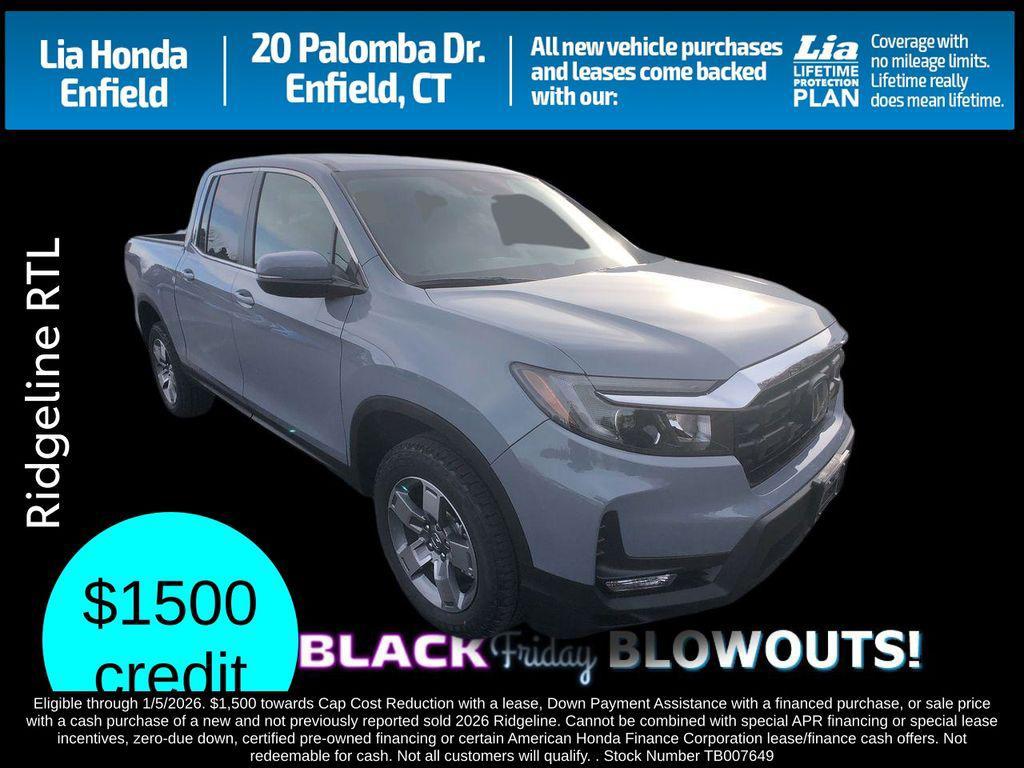 new 2026 Honda Ridgeline car, priced at $45,595