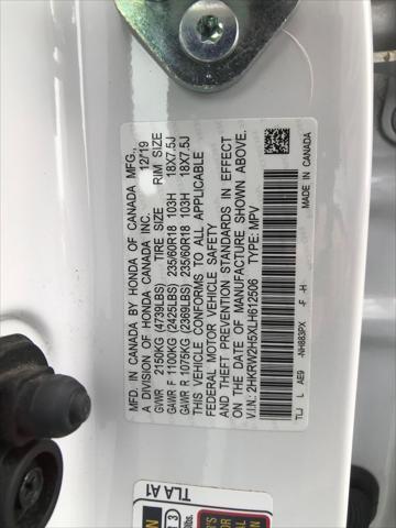 used 2020 Honda CR-V car, priced at $23,495