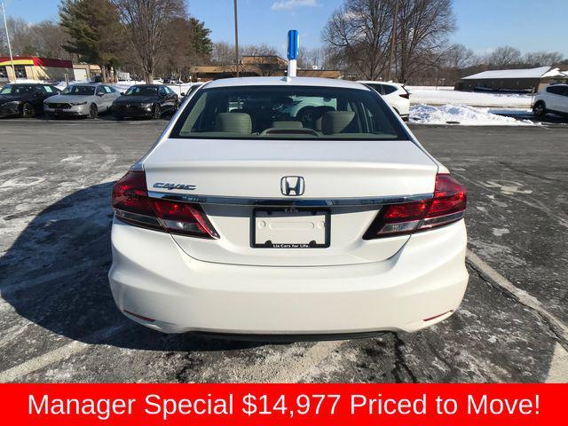 used 2015 Honda Civic car, priced at $14,977