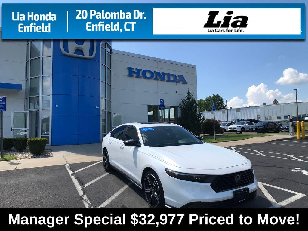 used 2025 Honda Accord Hybrid car, priced at $32,977