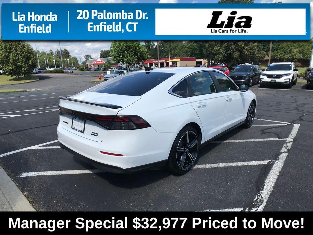 used 2025 Honda Accord Hybrid car, priced at $32,977