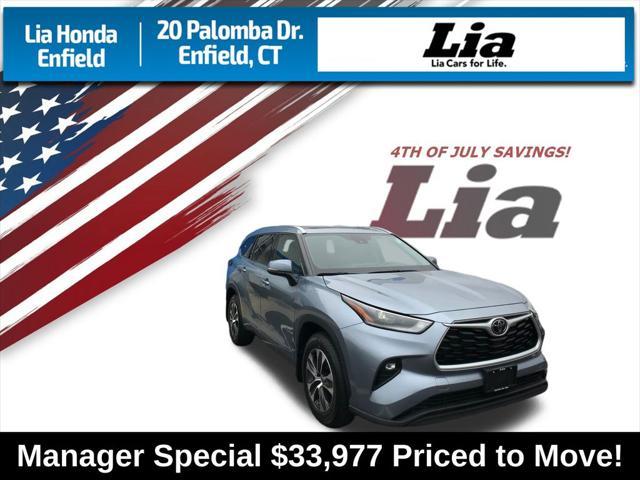 used 2021 Toyota Highlander car, priced at $33,977