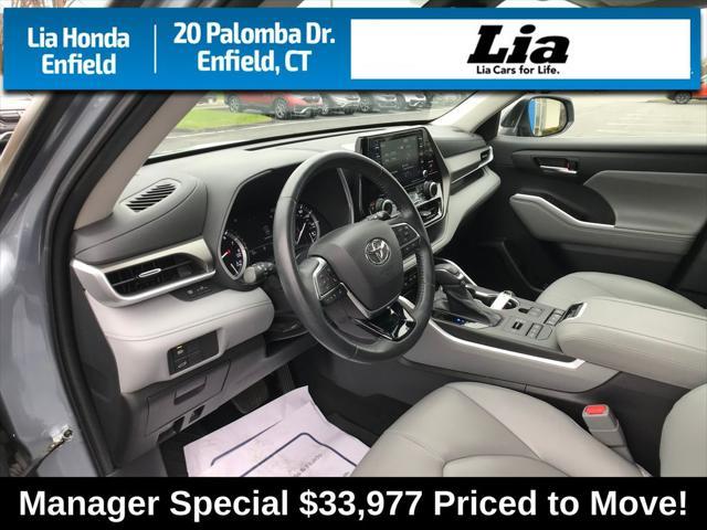 used 2021 Toyota Highlander car, priced at $33,977