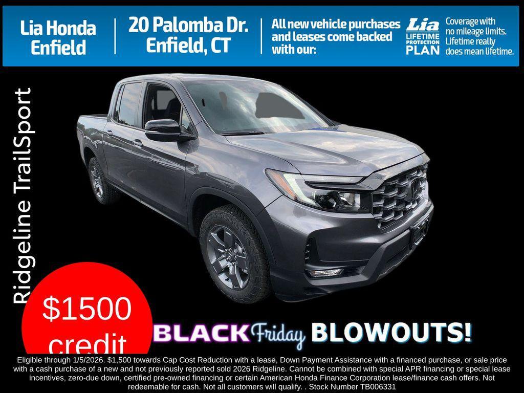 new 2026 Honda Ridgeline car, priced at $47,290