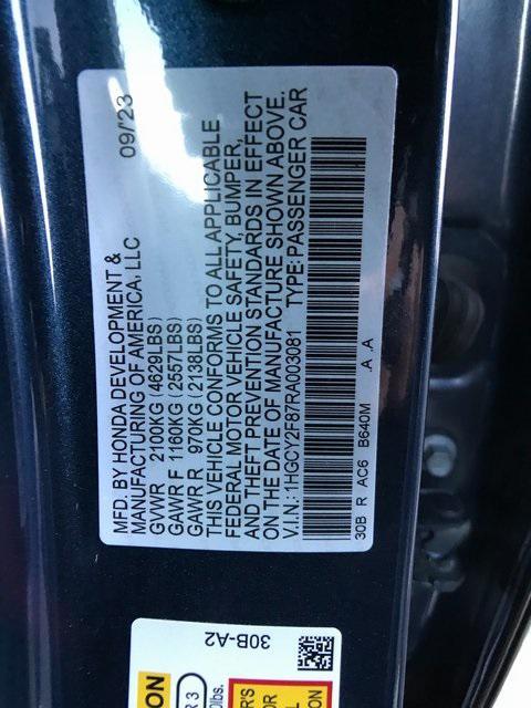 used 2024 Honda Accord Hybrid car, priced at $35,777