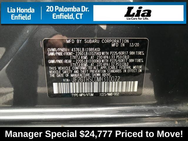 used 2021 Subaru Crosstrek car, priced at $24,777