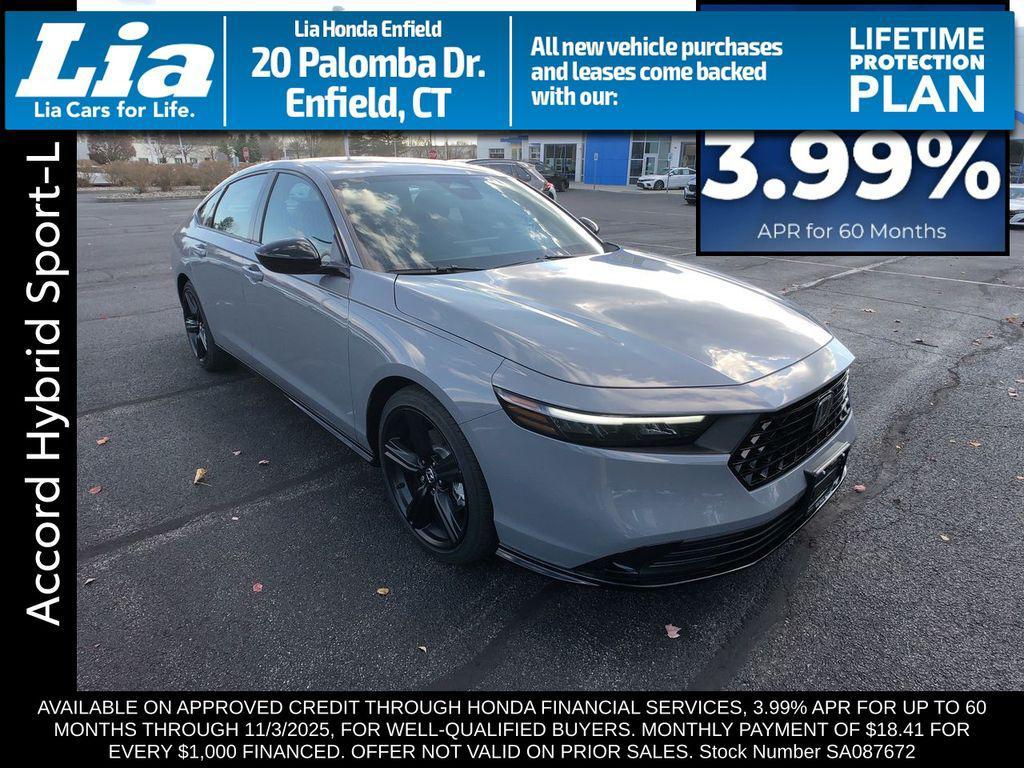 new 2025 Honda Accord Hybrid car, priced at $37,025