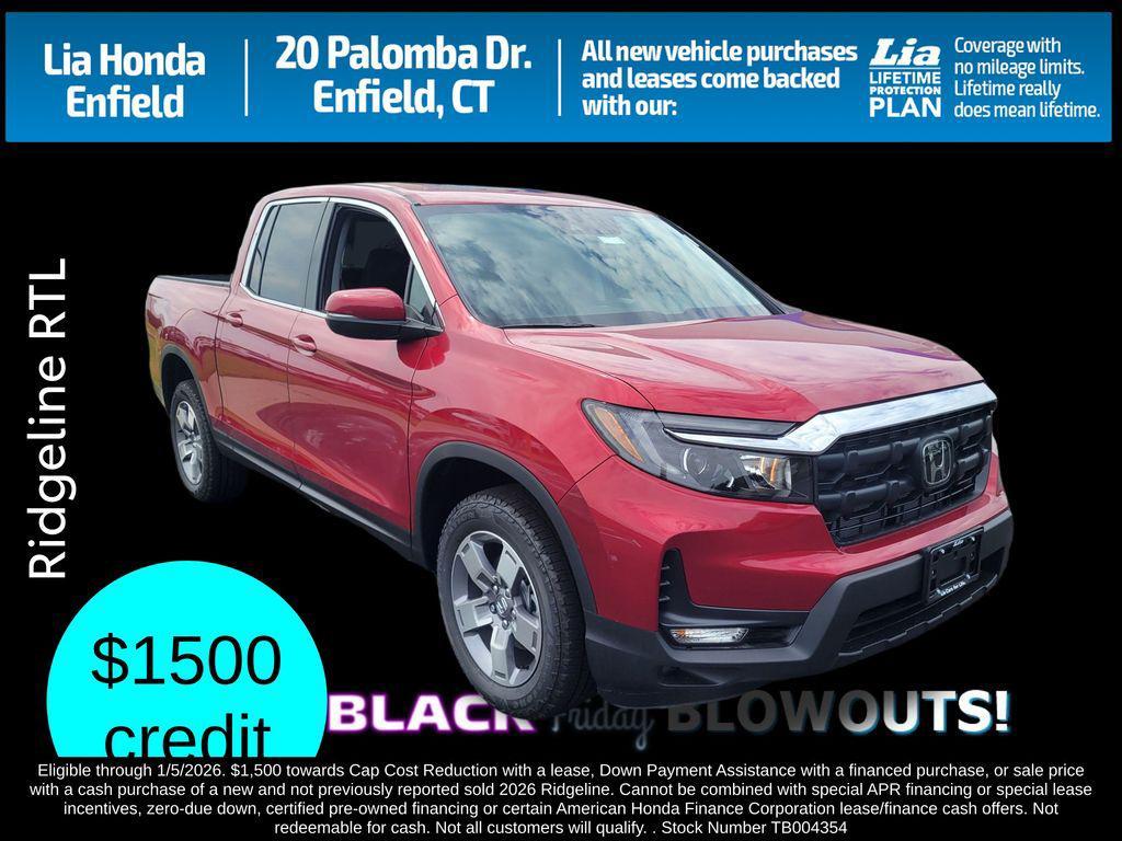 new 2026 Honda Ridgeline car, priced at $45,345