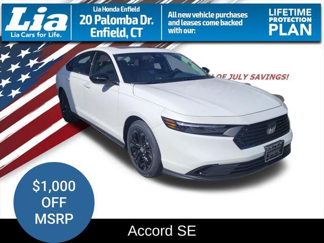 new 2025 Honda Accord car, priced at $32,165