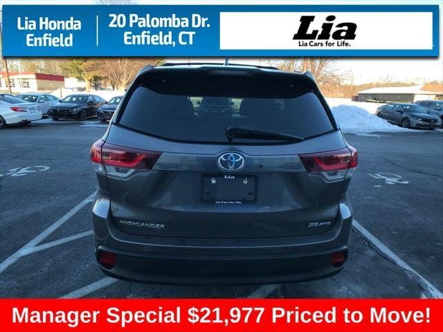 used 2019 Toyota Highlander car, priced at $21,977