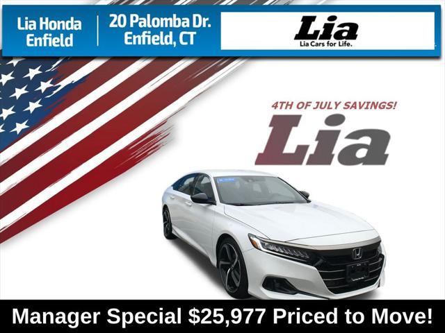 used 2022 Honda Accord car, priced at $25,977