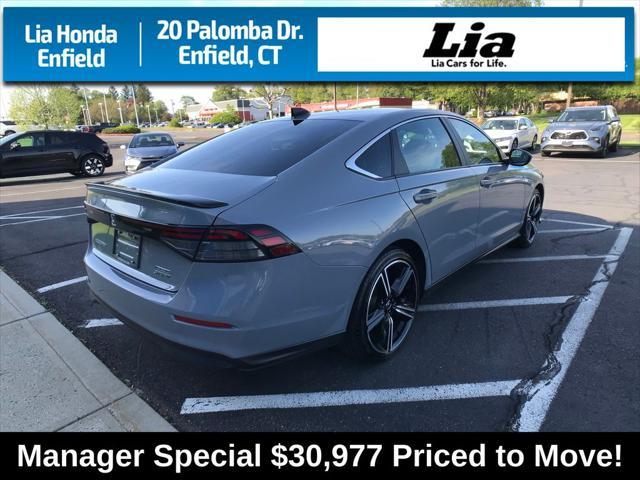 used 2024 Honda Accord Hybrid car, priced at $30,977