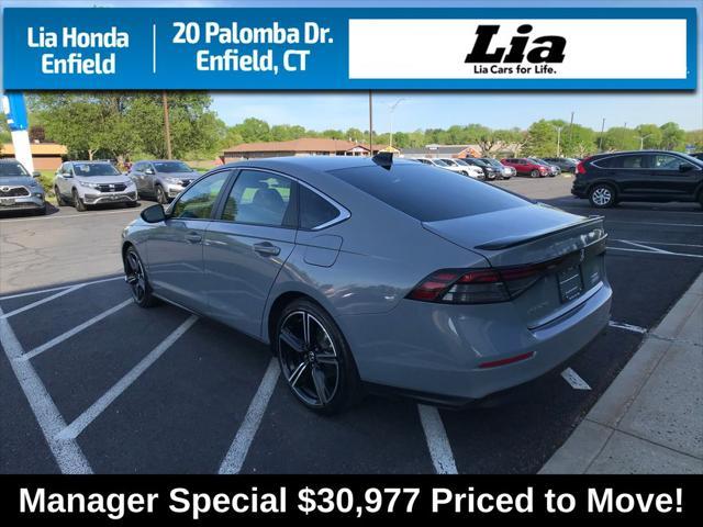 used 2024 Honda Accord Hybrid car, priced at $30,977