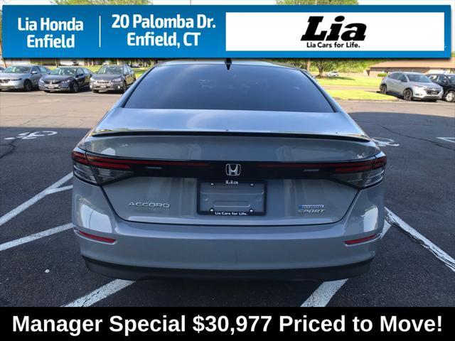 used 2024 Honda Accord Hybrid car, priced at $30,977