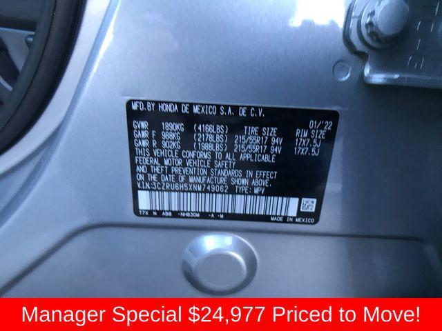 used 2022 Honda HR-V car, priced at $24,977