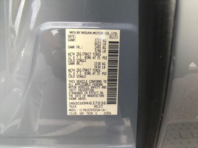 used 2023 Nissan Frontier car, priced at $37,977