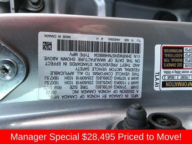 used 2022 Honda CR-V car, priced at $28,495