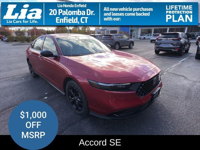 new 2025 Honda Accord car, priced at $32,165
