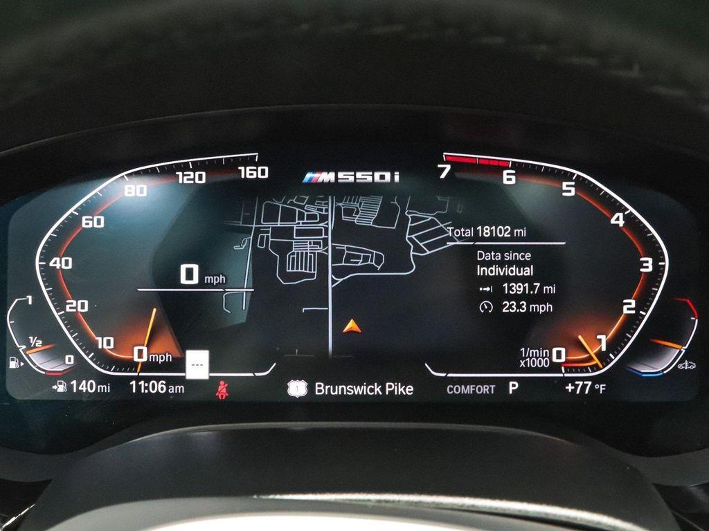 used 2023 BMW M550 car, priced at $59,555