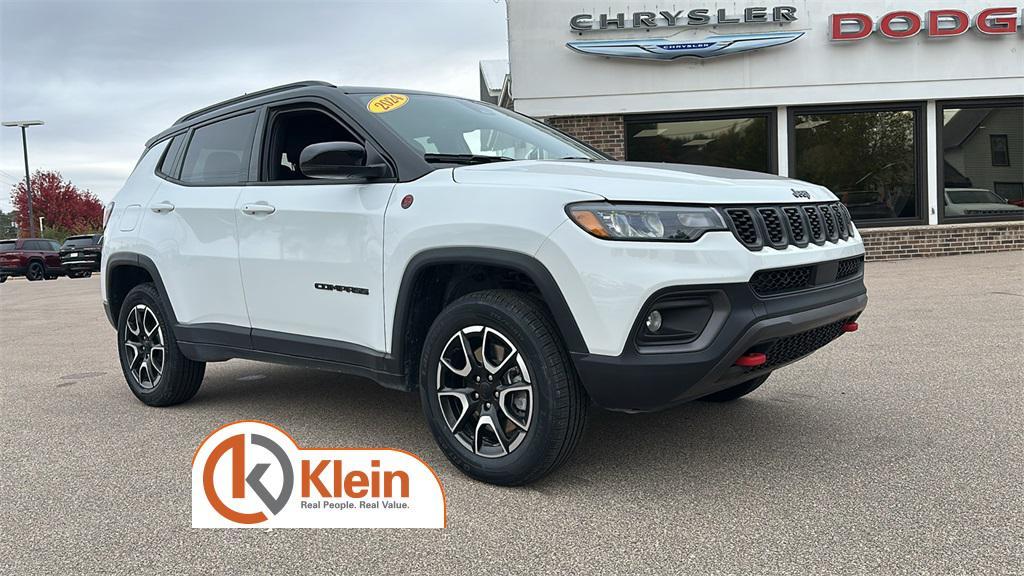 used 2024 Jeep Compass car, priced at $23,876