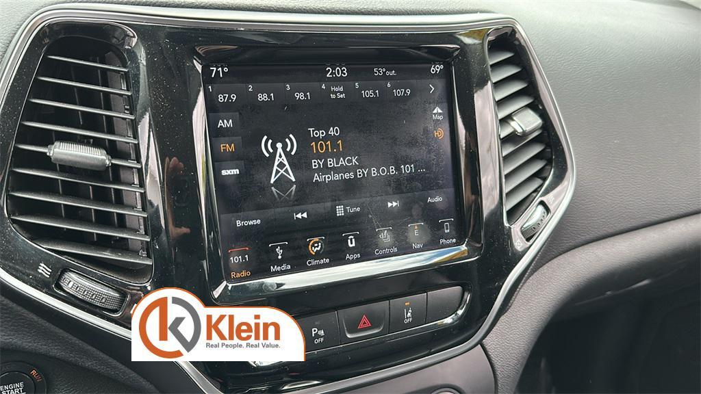 used 2019 Jeep Cherokee car, priced at $18,500