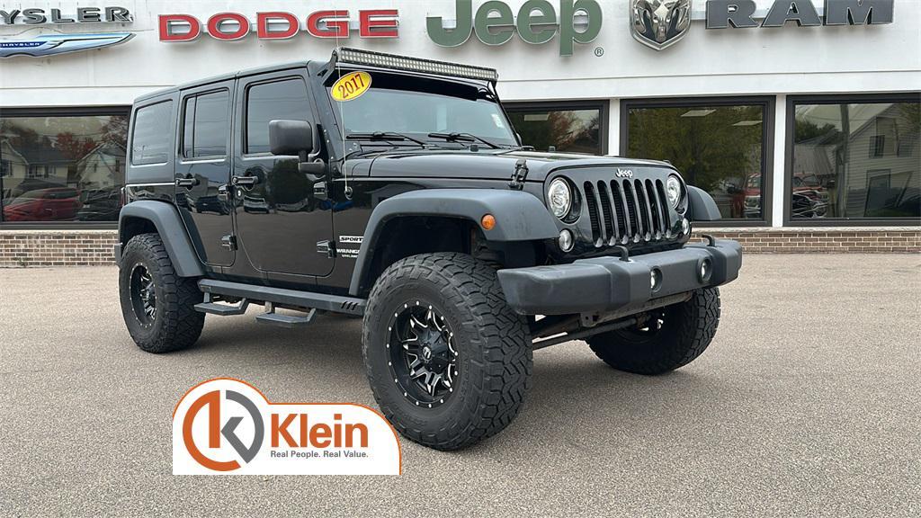 used 2017 Jeep Wrangler Unlimited car, priced at $20,000