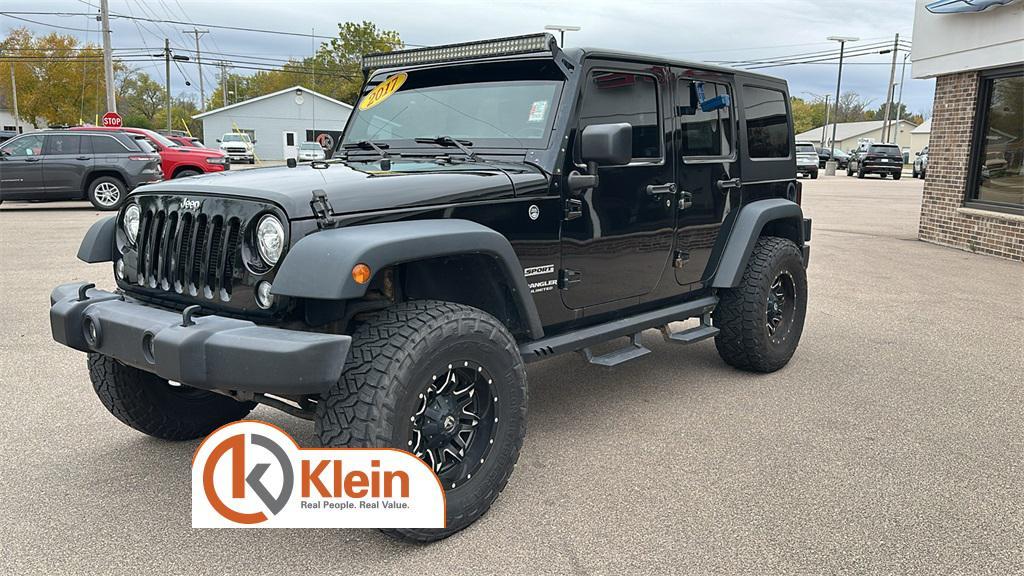 used 2017 Jeep Wrangler Unlimited car, priced at $20,000