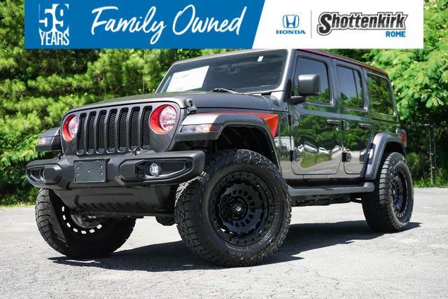 used 2021 Jeep Wrangler Unlimited car, priced at $40,596
