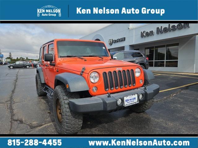 used 2015 Jeep Wrangler Unlimited car, priced at $18,304