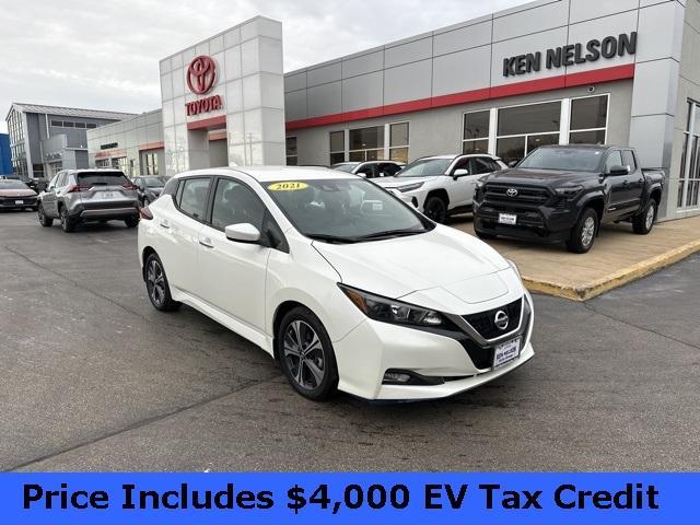 used 2021 Nissan Leaf car, priced at $14,995