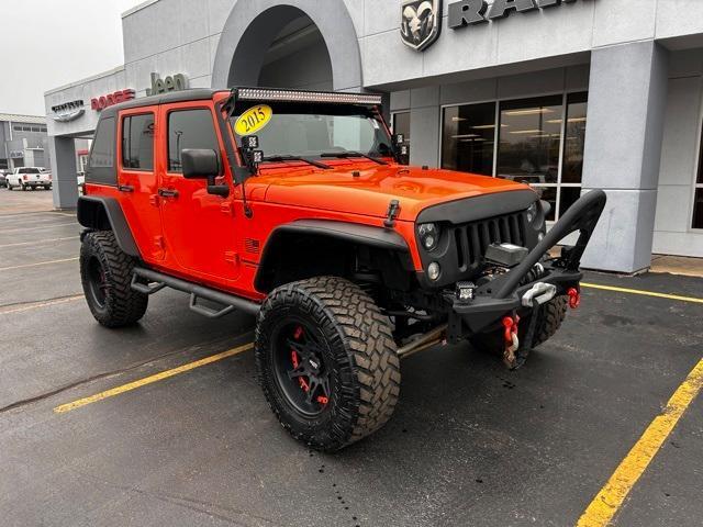 used 2015 Jeep Wrangler Unlimited car, priced at $18,995