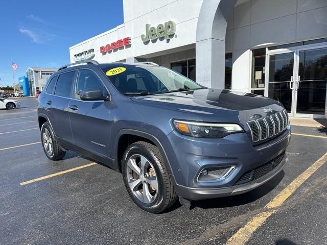 used 2021 Jeep Cherokee car, priced at $22,999