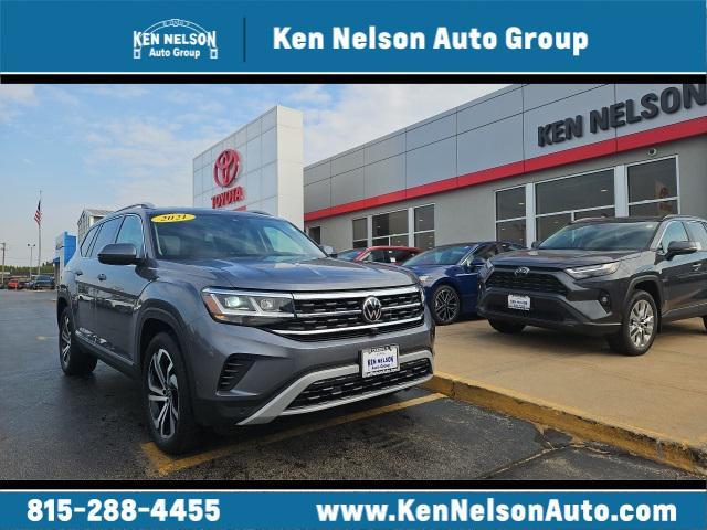 used 2021 Volkswagen Atlas car, priced at $32,762