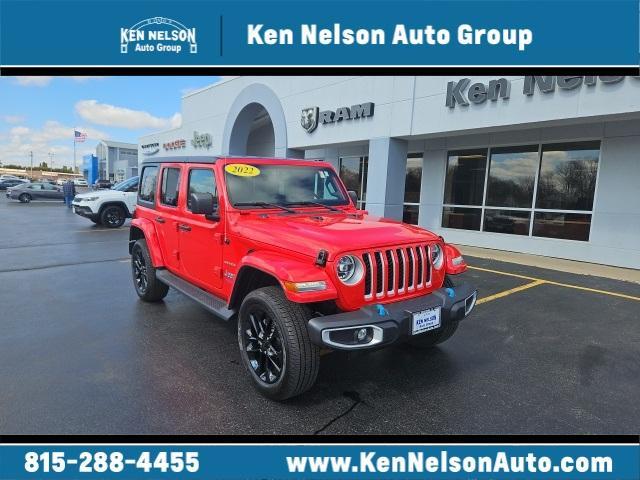 used 2022 Jeep Wrangler Unlimited 4xe car, priced at $39,902