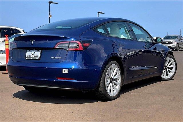used 2022 Tesla Model 3 car, priced at $32,795