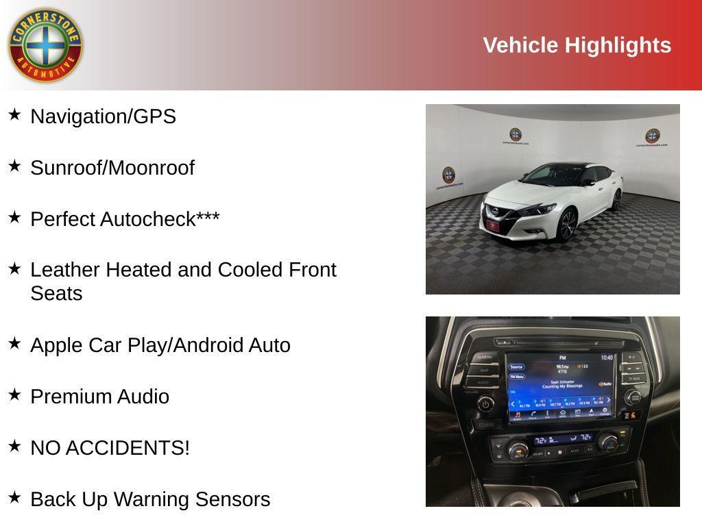 used 2016 Nissan Maxima car, priced at $18,999