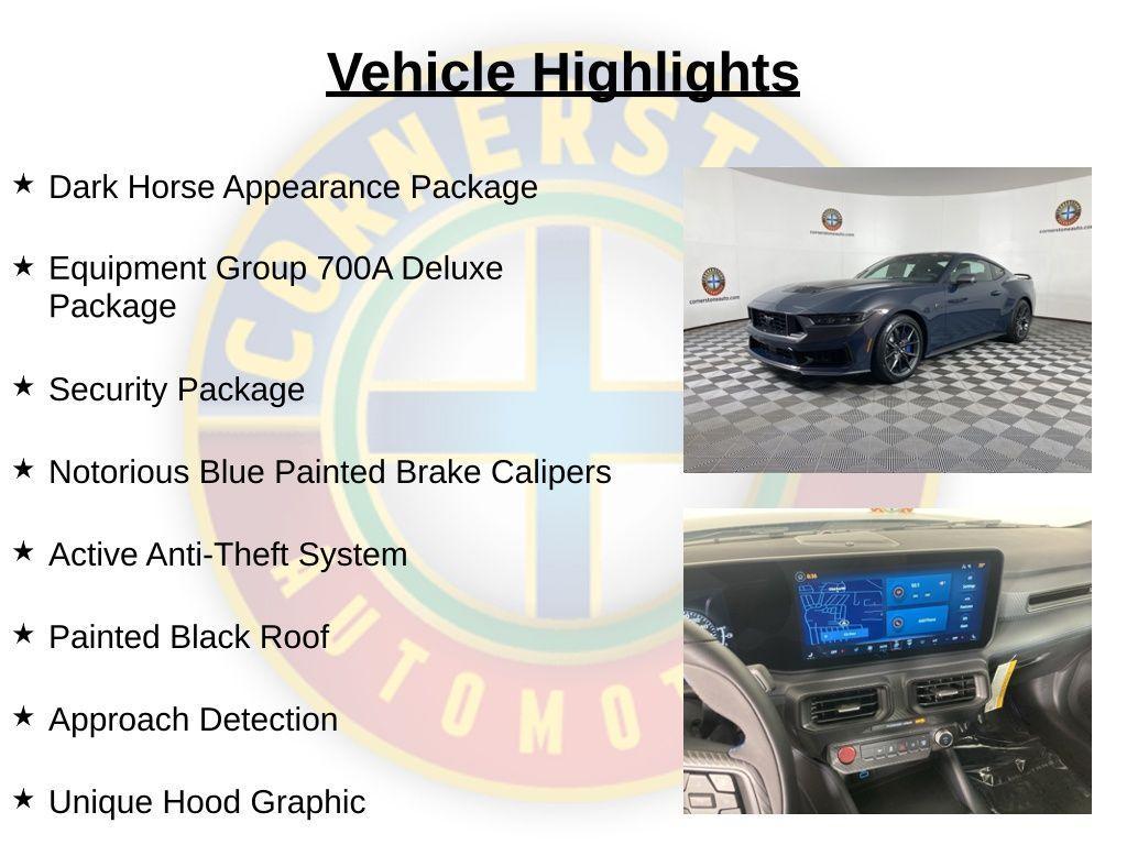 new 2025 Ford Mustang car, priced at $67,422