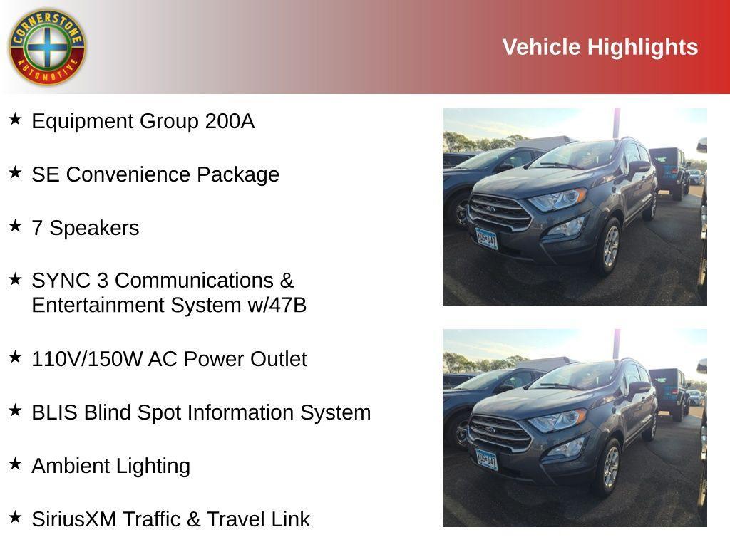 used 2022 Ford EcoSport car, priced at $19,699