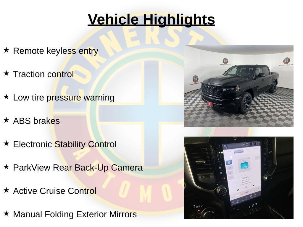 new 2025 Ram 1500 car, priced at $43,207