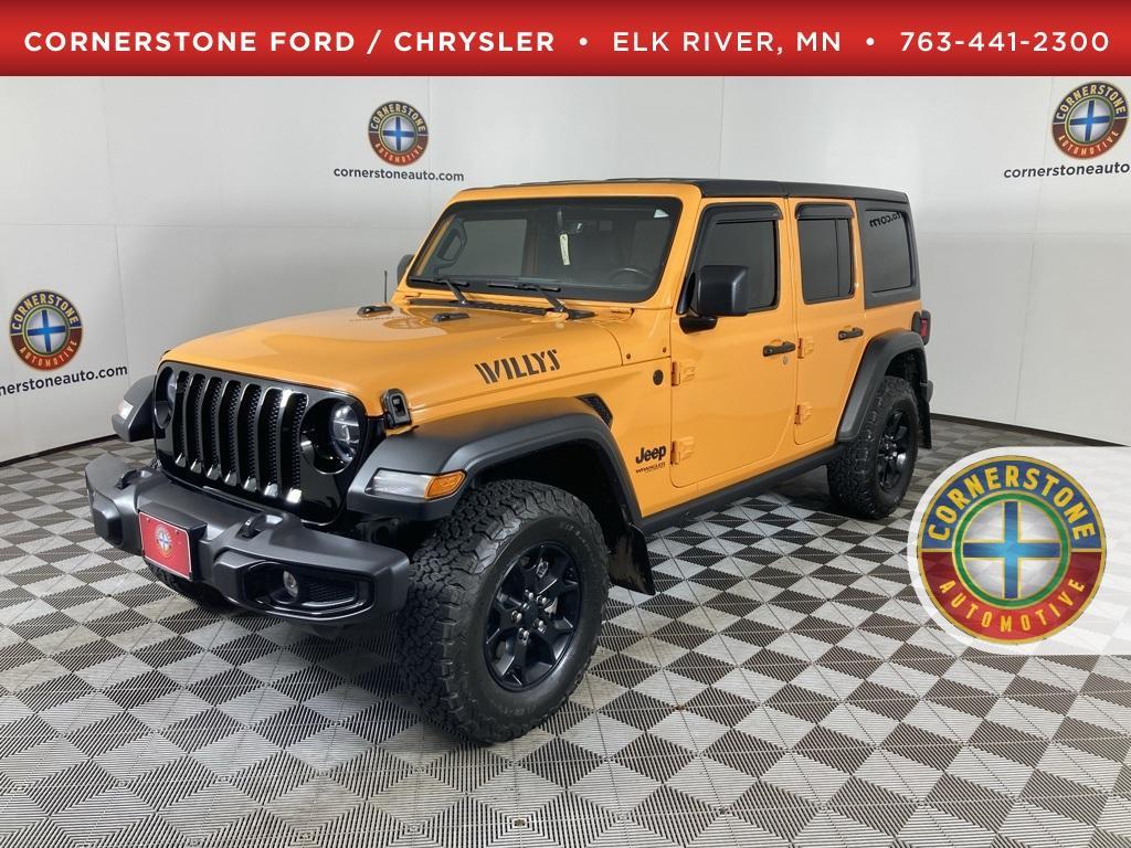 used 2021 Jeep Wrangler Unlimited car, priced at $33,589
